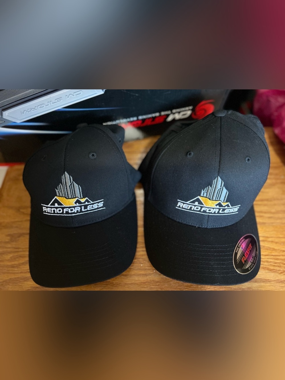 Black Embroidered Baseball Cap - Unisex